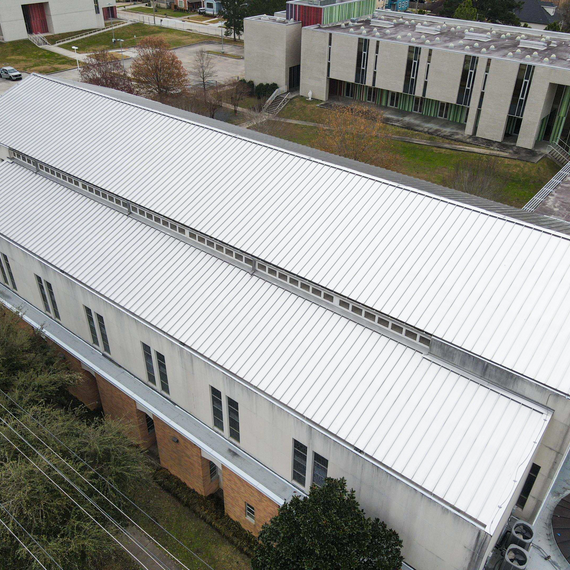 R-Mer Shield Roof Transfiguration of Our Lord (Archdiocese of New Orleans) Drone photos from Tyler Smith