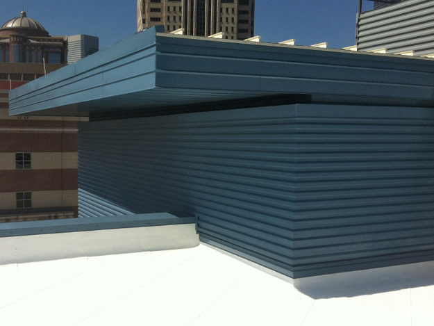 Metal roof jobs involving Soffit panels