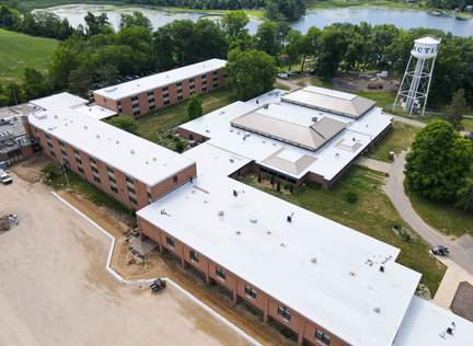 During photos of Michigan Career & Technical Institute in Plainwell, Michigan