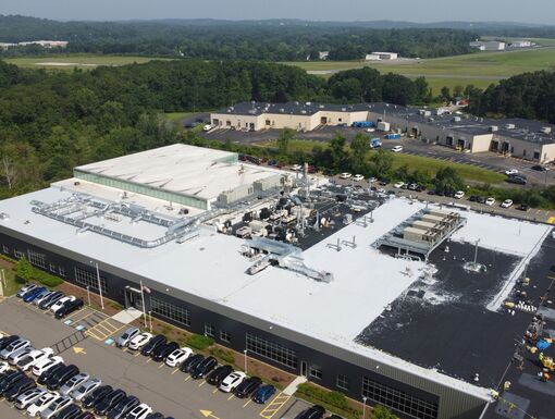 A 20-year-old roof with water intrusion needed a fix with minimal disruption. A building shutdown for a roof replacement was out of the question for this medical device manufacturer. Garland's solution, was a fluid-applied restoration system that extended the roof life for another 20 years Abiomed